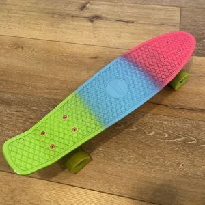 VTG Penny Board Australia Skateboard Nickel Green Blue Pink Color wave Smooth